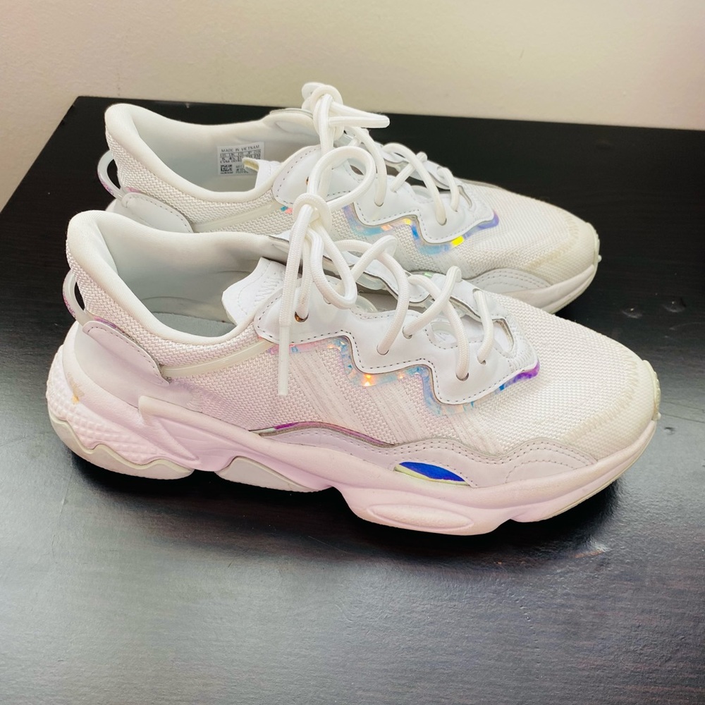 Adidas Ozweego white sneakers
